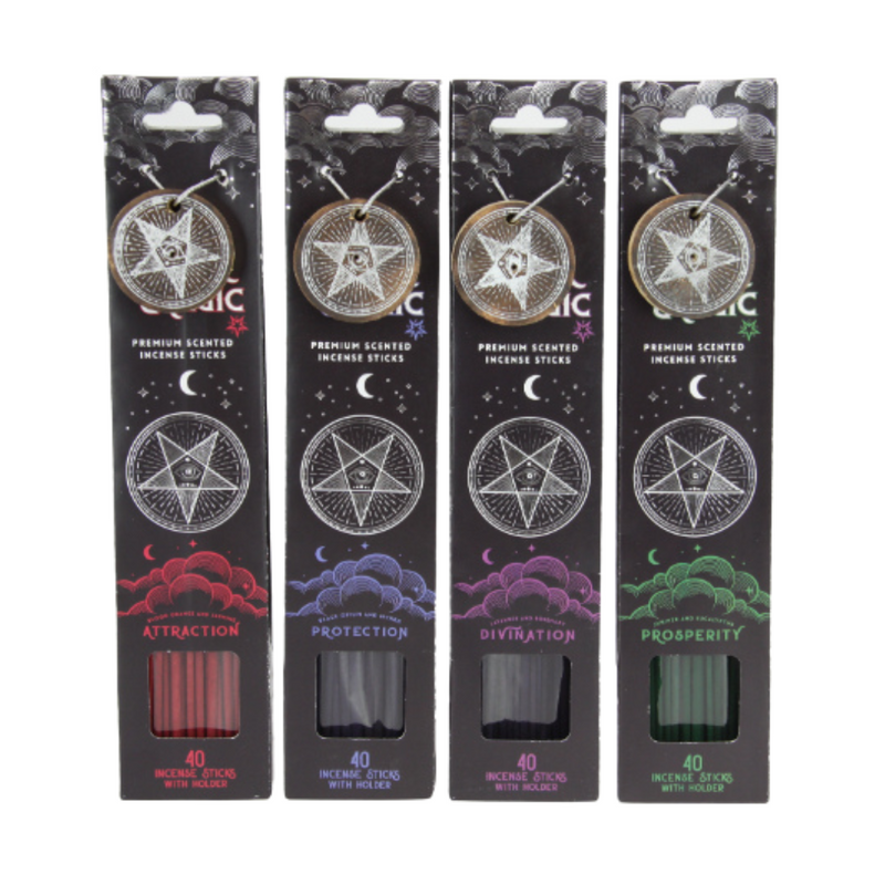 Ronis Black Magic Incense Stick with Holder Assorted