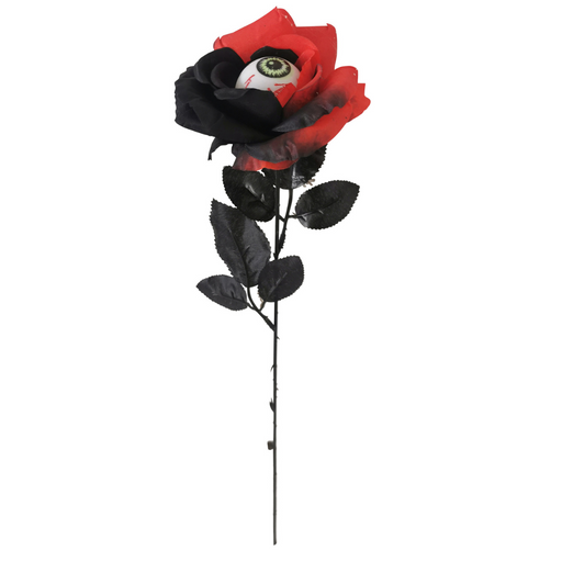 Ronis Black & Red Rose With Eyeball 42cm