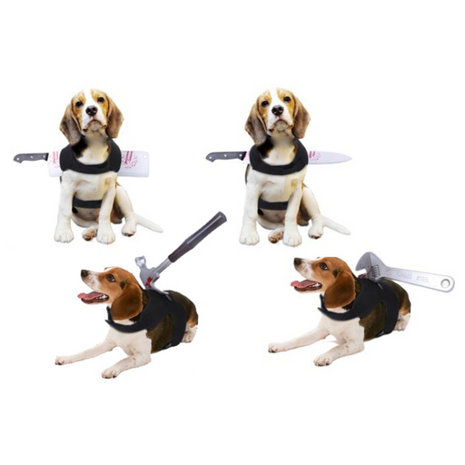 Bloody Tool Pet Harness Halloween costume for pets – 4 assorted scary designs