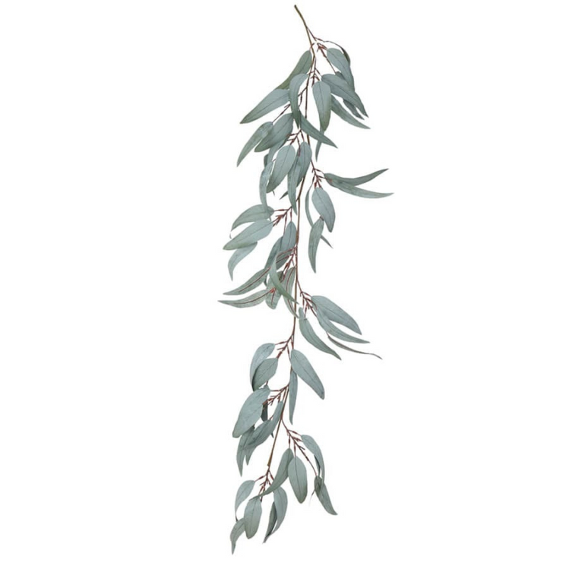 Ronis Blue-Gum Matte Leaf Garland 120cm
