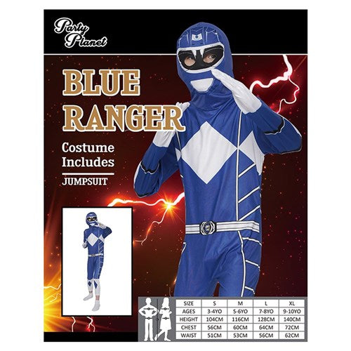 Ronis Blue Ranger Costume XLarge