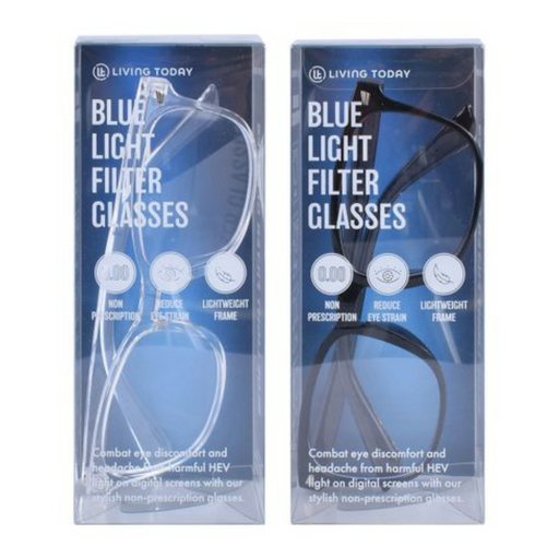 Ronis Blue Light Filter Glasses Blue/Black Assorted