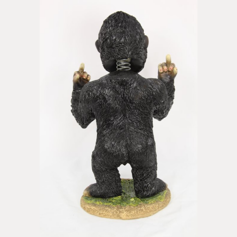 Ronis Bobble Head Rude Finger Gorilla 34cm