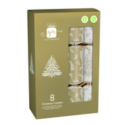 Premium DIY bonbons gift maker in cream and gold – 8x12in fill-your-own Christmas crackers