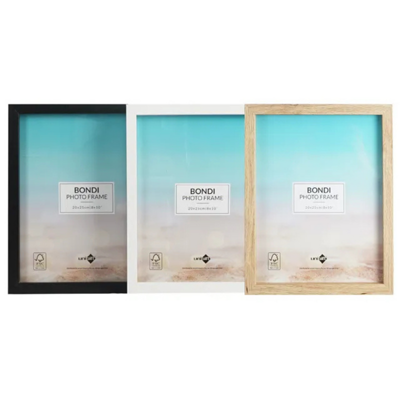 Bondi colourful photo frame 20x25cm 8x10 assorted colour picture frame for photos and prints