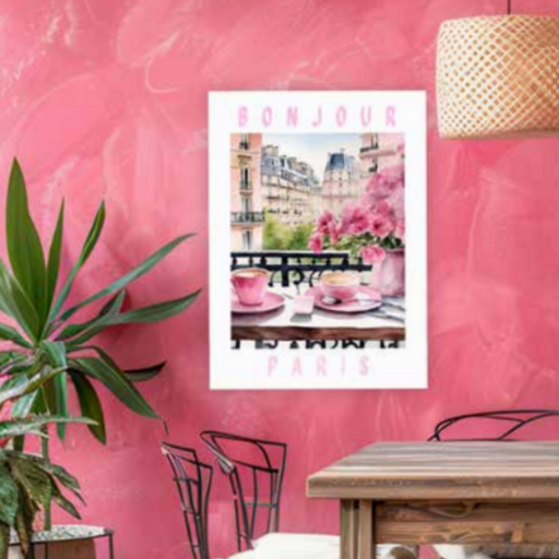 Ronis Bonjour Paris Canvas 60x80cm Assorted