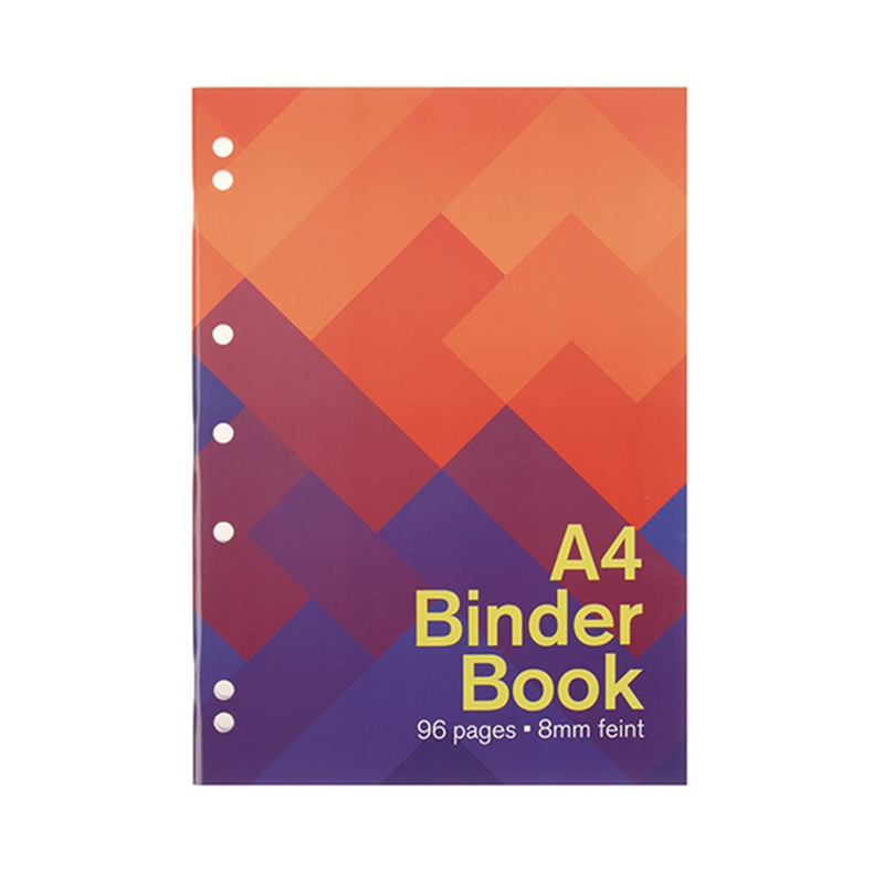 A4 book binder notebook 8mm ruled 96 pages 210x297mm FSC Mix Credit