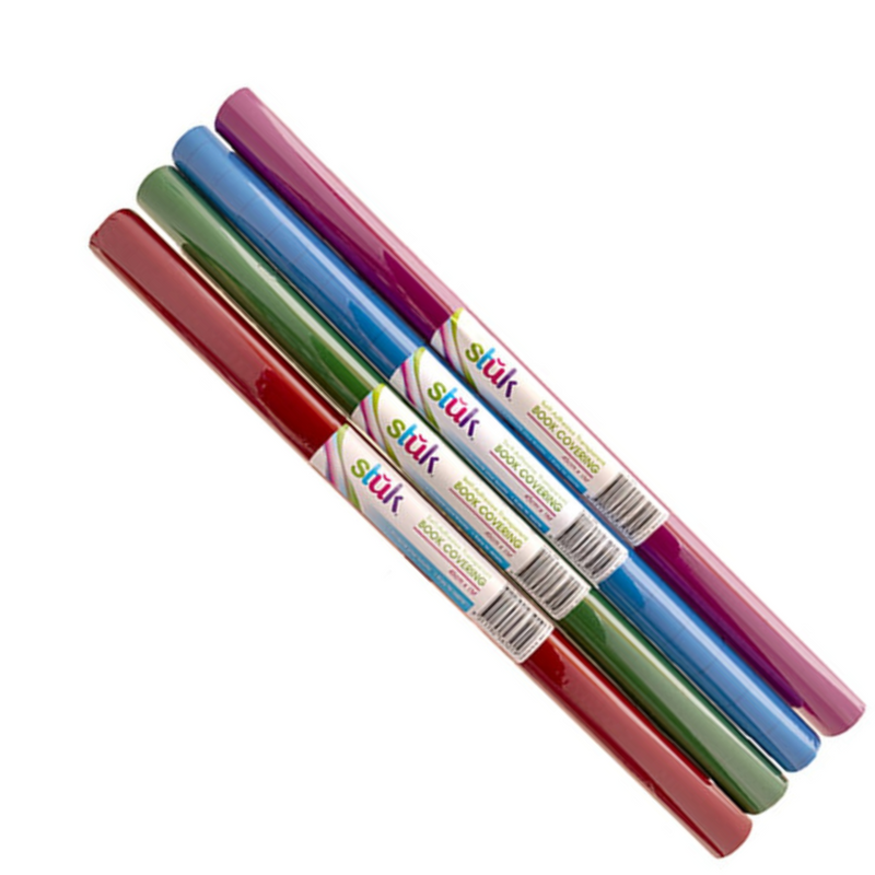 Ronis Book Cover Transparent 45cmx1m 450x1000mm Assorted
