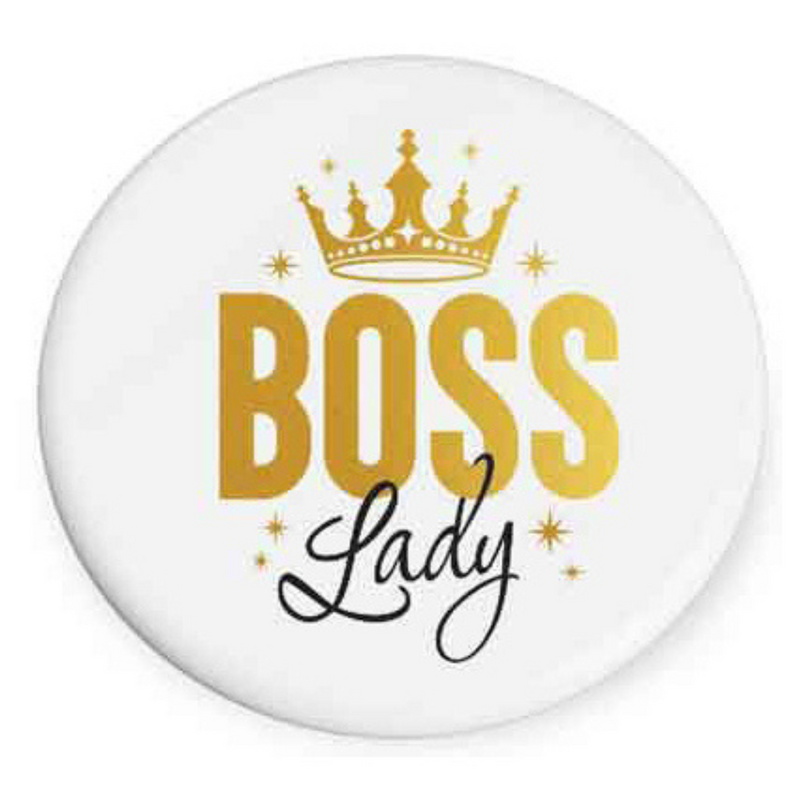Ronis Boss Lady - Beautiful On The Inside Coaster 10cm