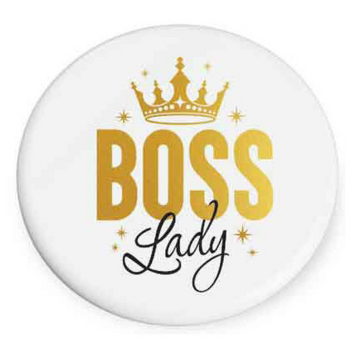 Ronis Boss Lady - Beautiful On The Inside Coaster 10cm