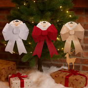 Oversized Christmas Bow 22x31cm Assorted Colors