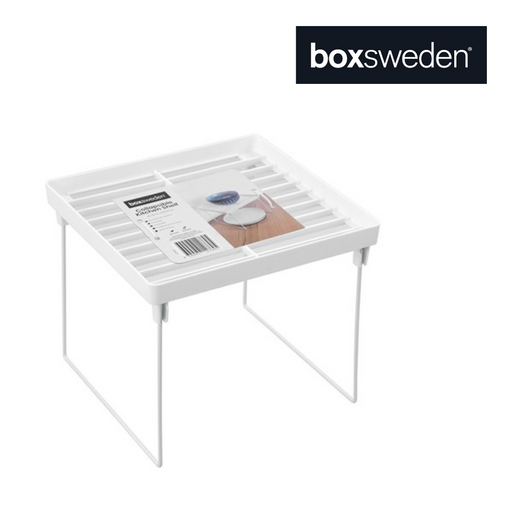 Ronis Boxsweden Collapsible Kitchen Shelf 22.6x21.2x19.5cm White