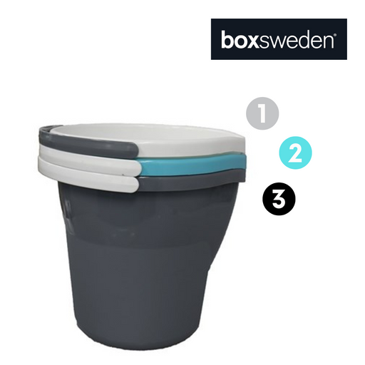 Ronis Boxsweden Heavy Duty Bucket with Handle 12L 3 Asstd
