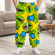 Boys Snuggy Sherpa pants in assorted Style 1 designs, featuring ultra-soft fleece for warm, cosy comfort during colder days and nights. – thumbnail