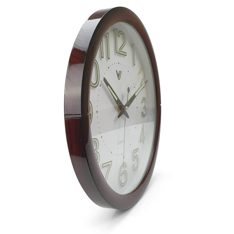 Ronis Brandon Glow In The Dark Wall Clock 30x30x2.5cm