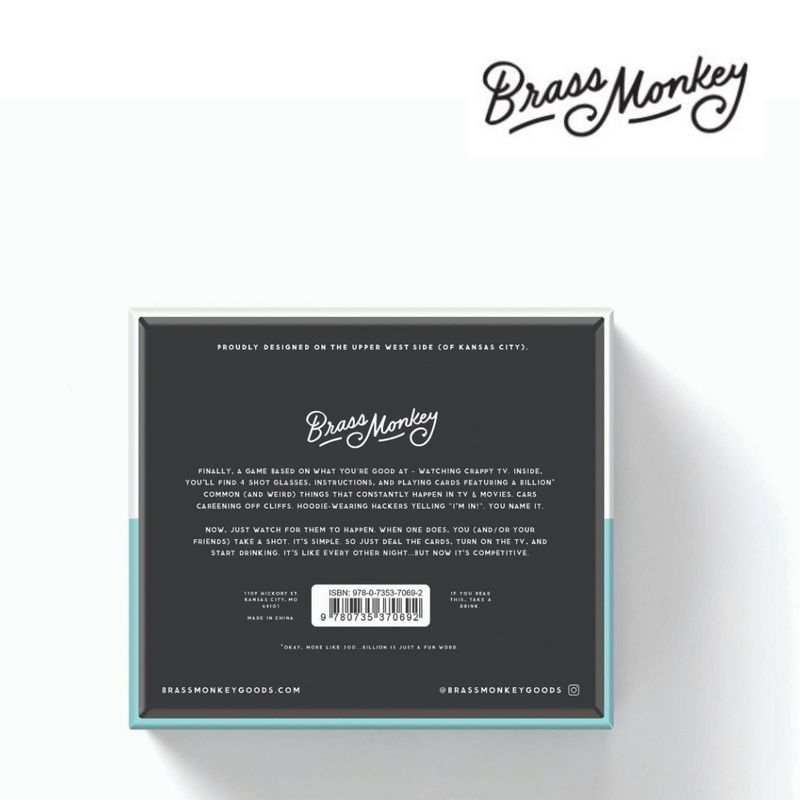 Ronis Brass Monkey Booze Clues Drinking Game Set Multi 12x10x6cm