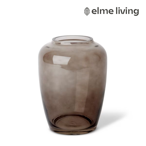 Ronis Brice Tall Vase Smoky Grey 19x19x25cm