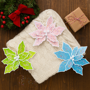 Leaf garland 150cm pastel assorted decorative Christmas garland