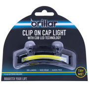 Ronis Brillar Clip On Cap Light with Alkaline Battery