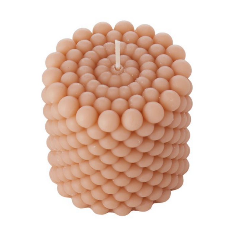 Ronis Bubble Candle Lavender/Vanilla 8cm Gin 8x8x8cm Ginger