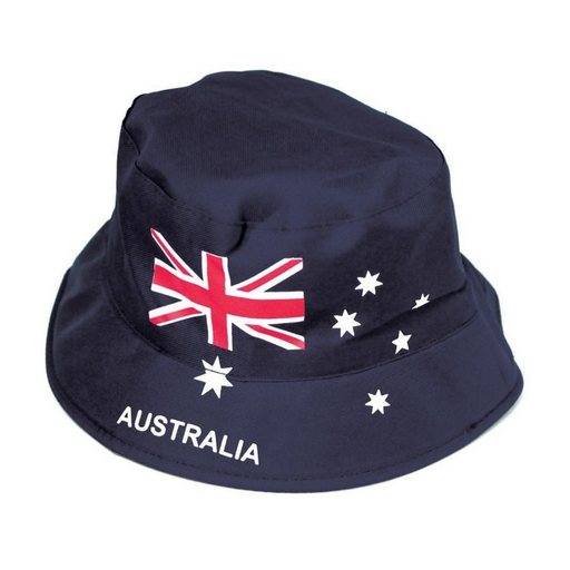 Ronis Bucket Hat Adults Printed Australiana Design