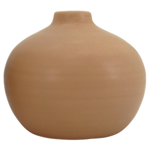 Bud vase 12x11cm hazel small neutral decorative vase for single stems and cosy Scandi-inspired home décor styling