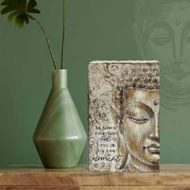 Ronis Buddha Quote Plaques 15x20x3cm Assorted