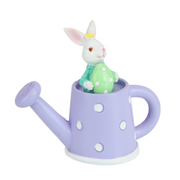 Ronis Bunny Rabbit in Watering Can 13cm Assorted