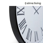 Ronis Burke Wall Clock Black 90x8x90cm