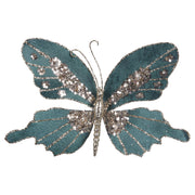 Ronis Butterfly with Clip 20cm Teal Green