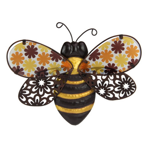 Ronis Buzzing Bee Décor Garden Wall Art 28cm