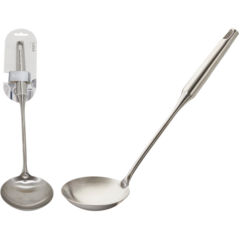 stainless steel soup ladle for soups and sauces