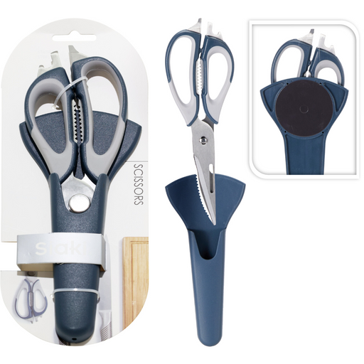 23cm scissors with cover in 2 assorted designs