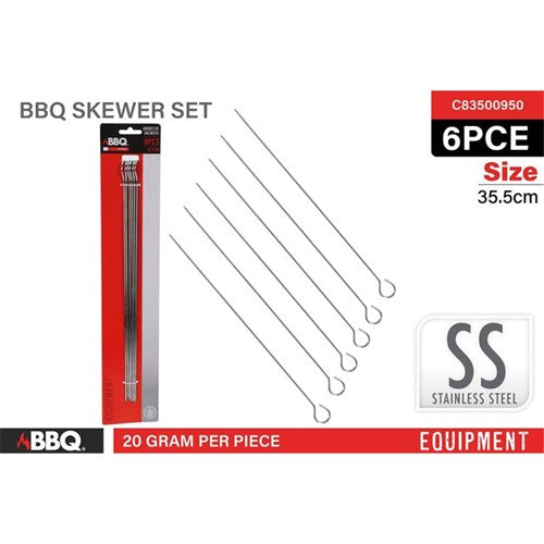 Reusable BBQ skewer set 36cm