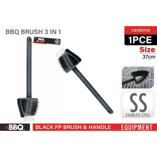 3 in 1 BBQ cleaning brush tool