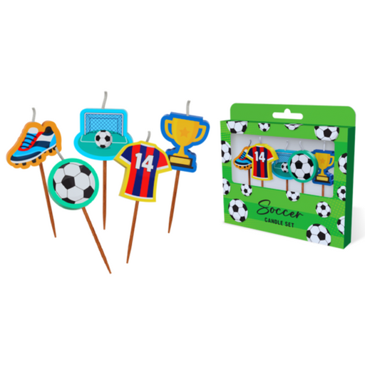 Soccer Novelty Candle Pack