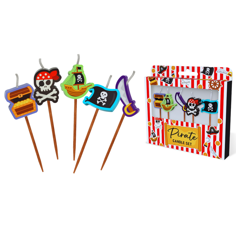 Pirate Novelty Candle Pack