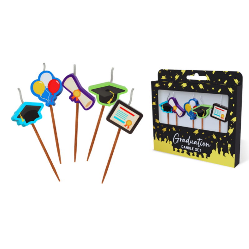 Graduation Novelty Candle Pack
