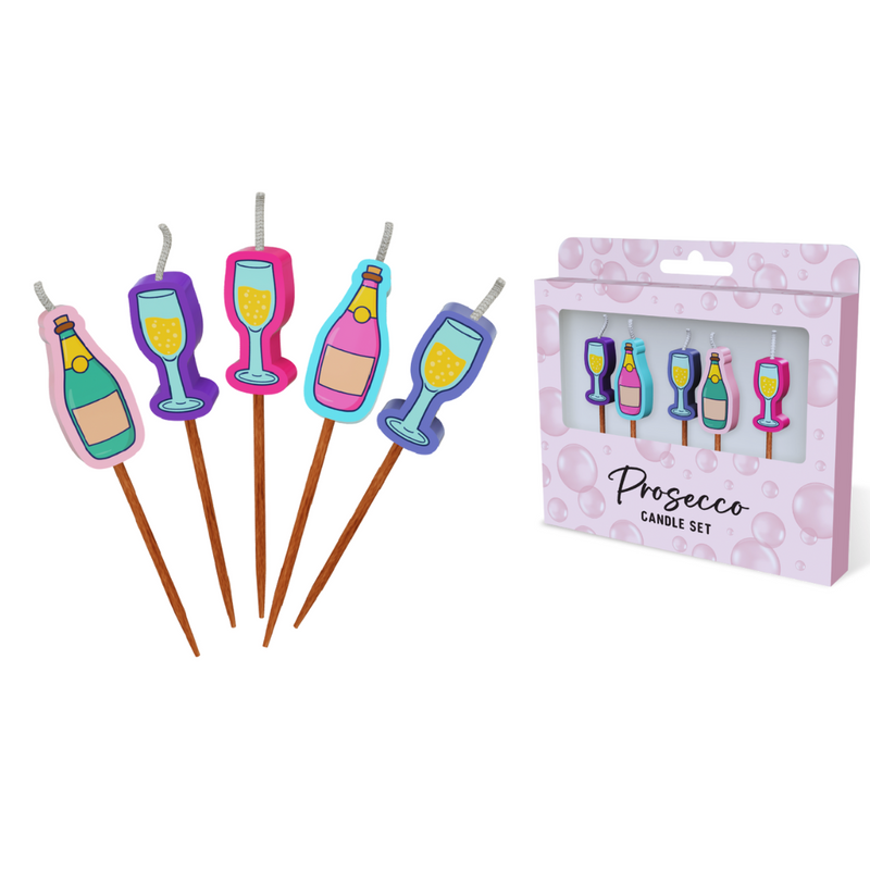 Prosecco Novelty Candle Pack