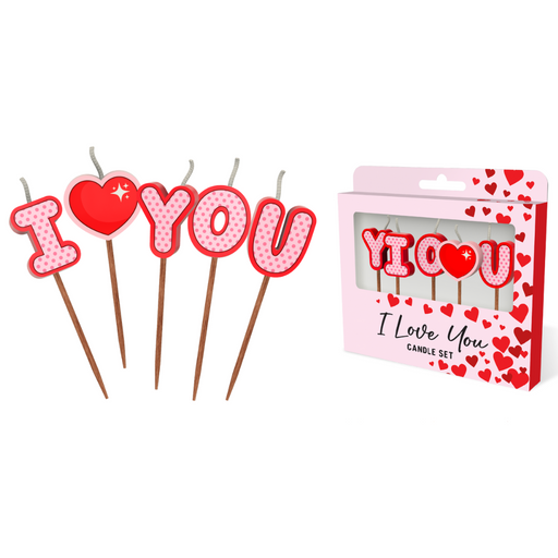 I Love You Novelty Candle Pack
