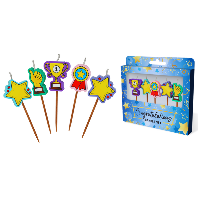 Congratulations Novelty Candle Pack