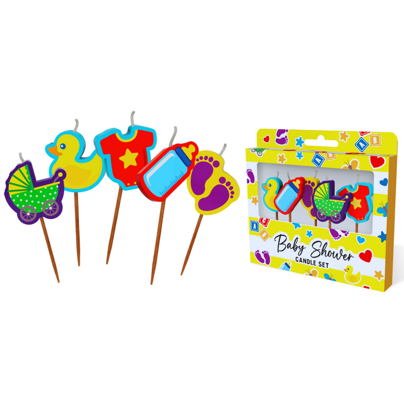Baby Shower Novelty Candle Pack