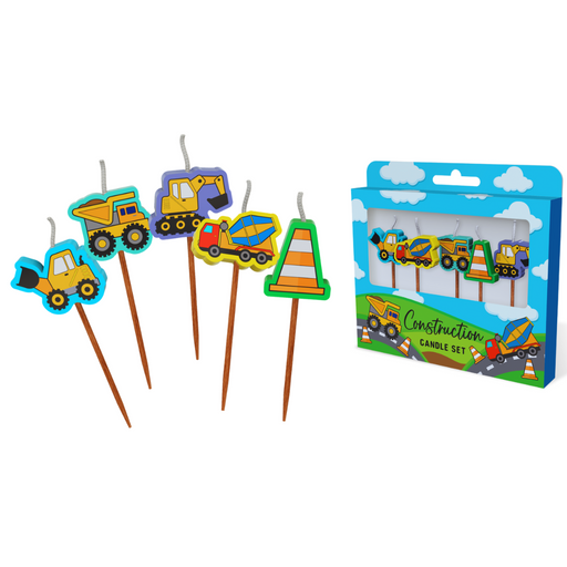 Construction Novelty Candle Pack