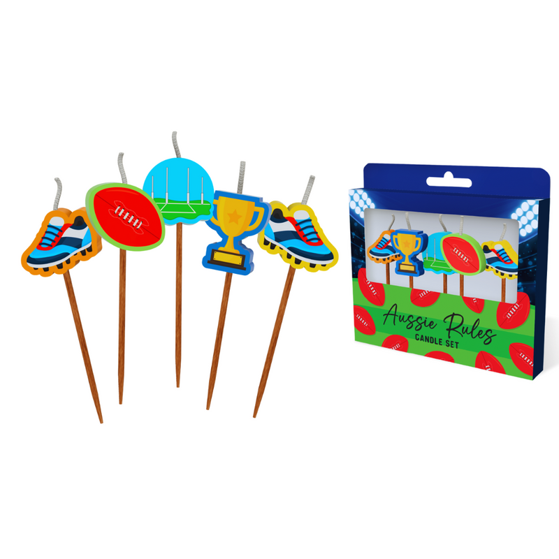 Aussie Rules Novelty Candle Pack