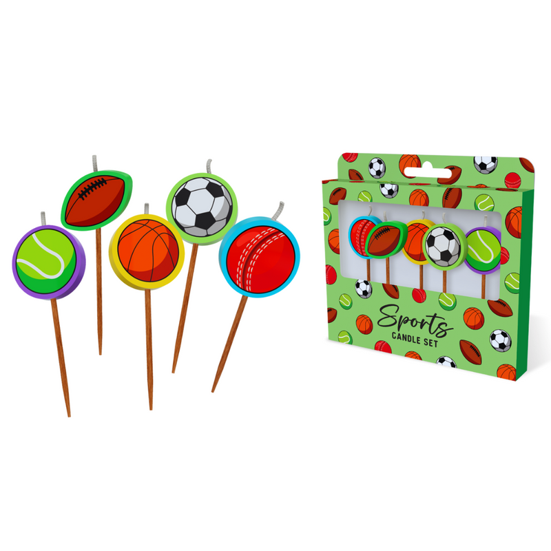 Sports Novelty Candle Pack