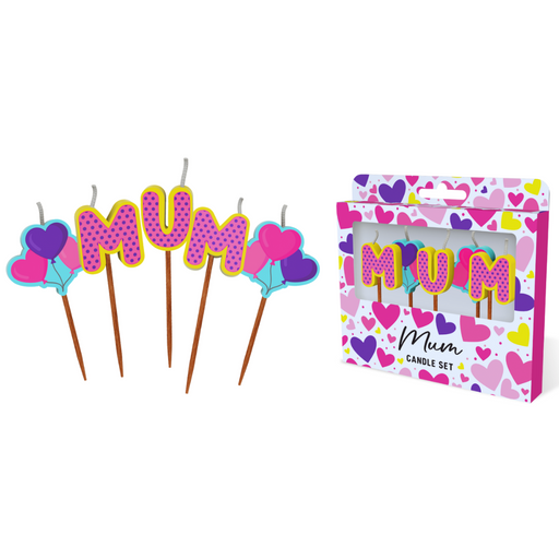 Mum Novelty Candle Pack