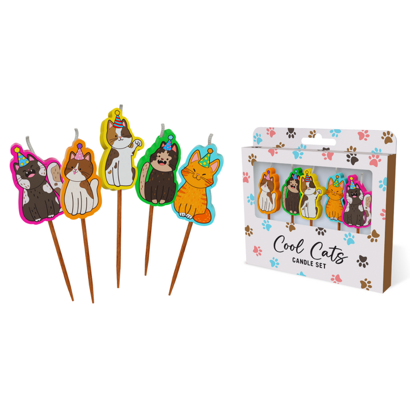 Cool Cats Novelty Candle Pack