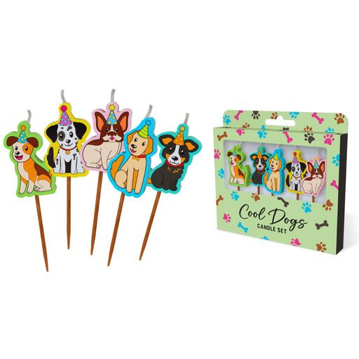 Cool Dogs Novelty Candle Pack