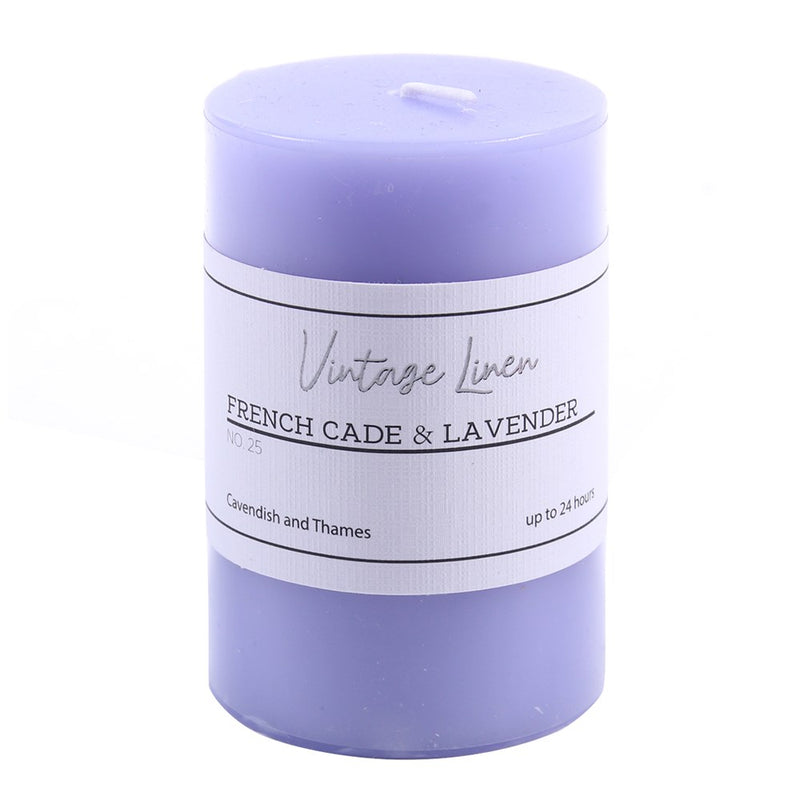 French cade and lavender scented candle