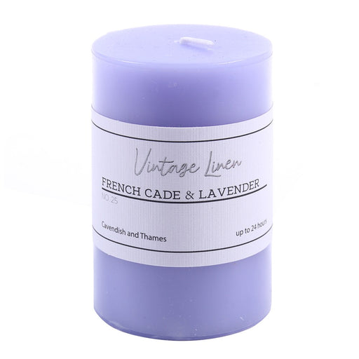 French cade and lavender scented candle